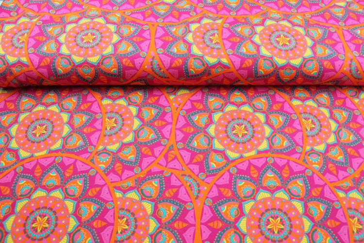 Canvas „Mandala" pink